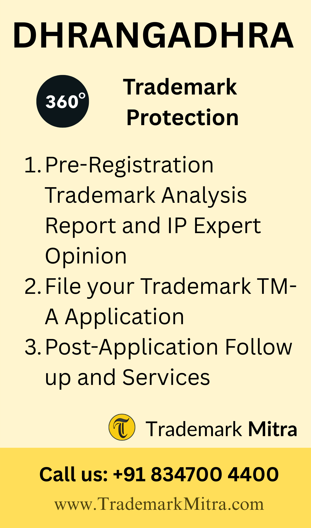 360 degree trademark protection in dhrangadhra
