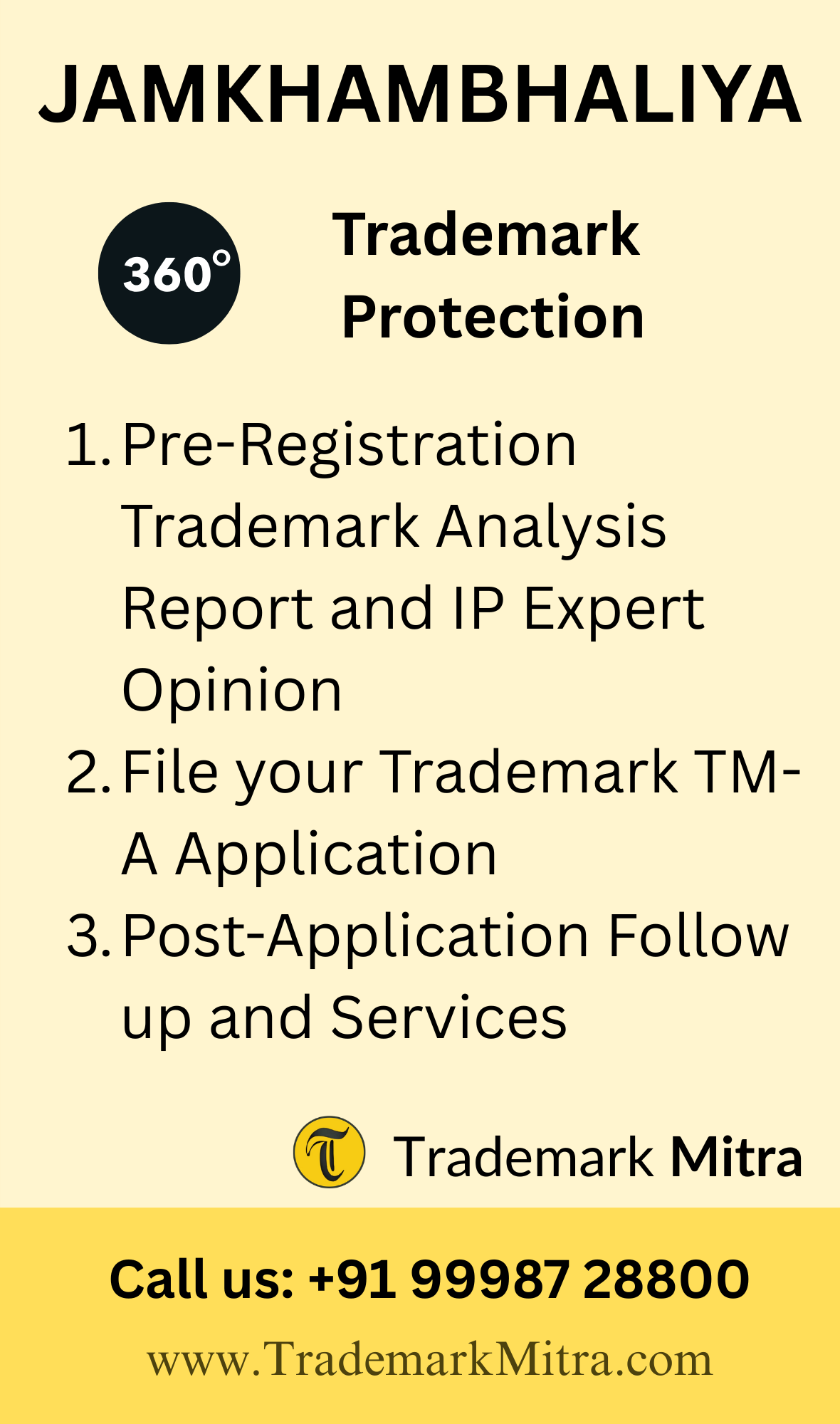 360 degree trademark protection in jamkhambhaliya