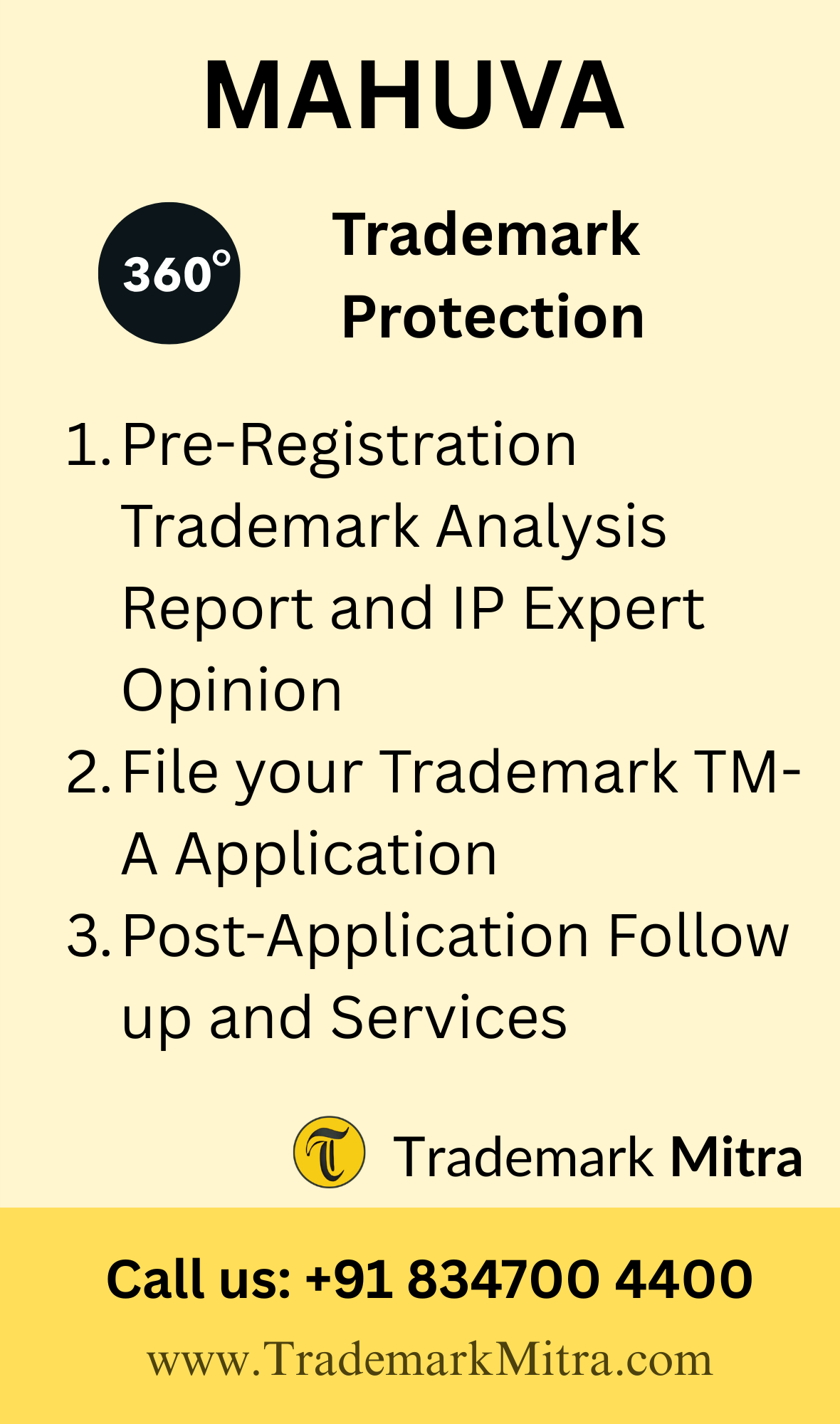360 degree trademark protection in mahuva