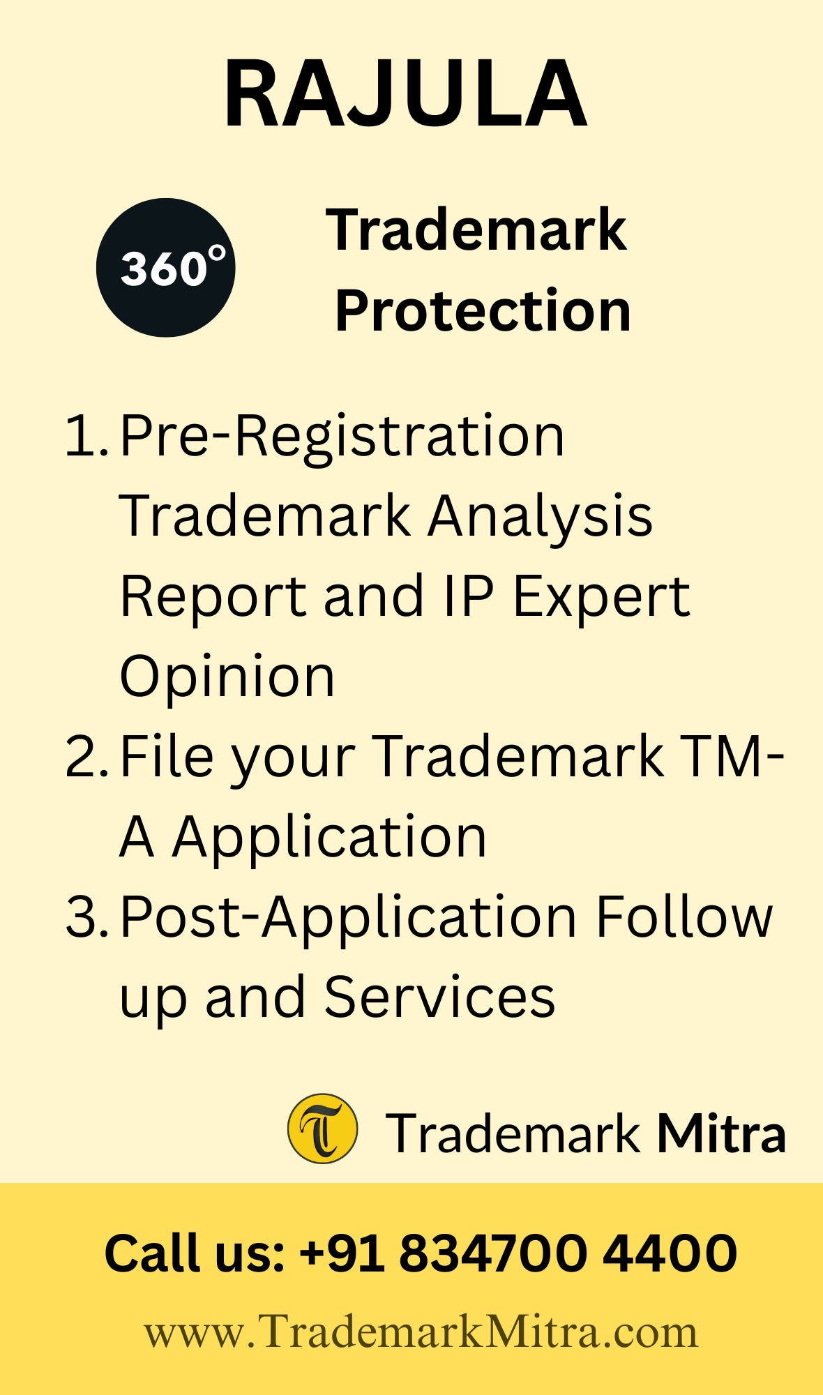 360 degree trademark protection in rajula