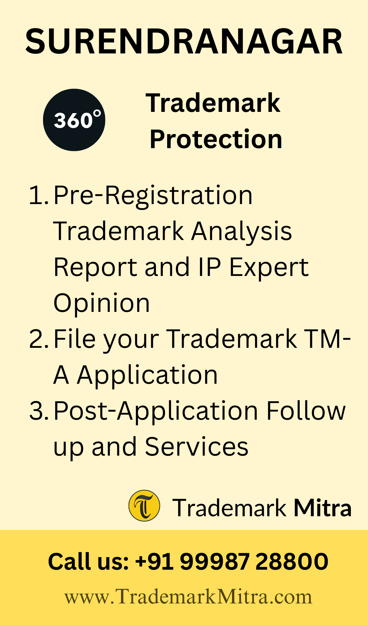 360 degree trademark protection in surendranagar